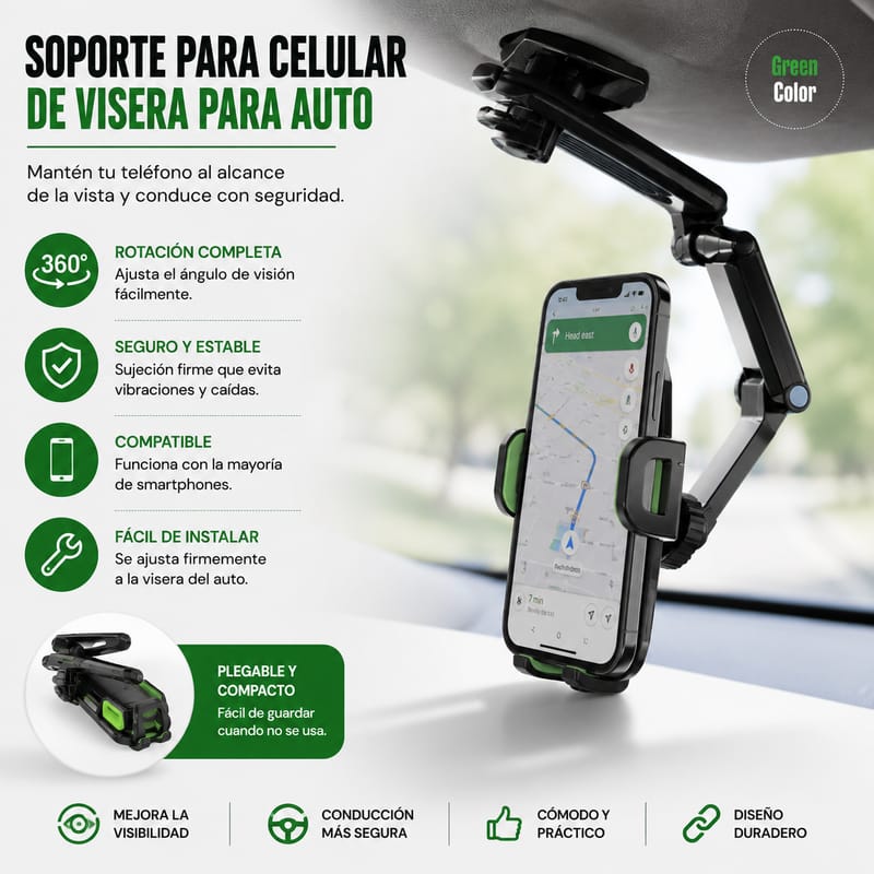 SOPORTE DE CELULAR PARA AUTOMOVIL