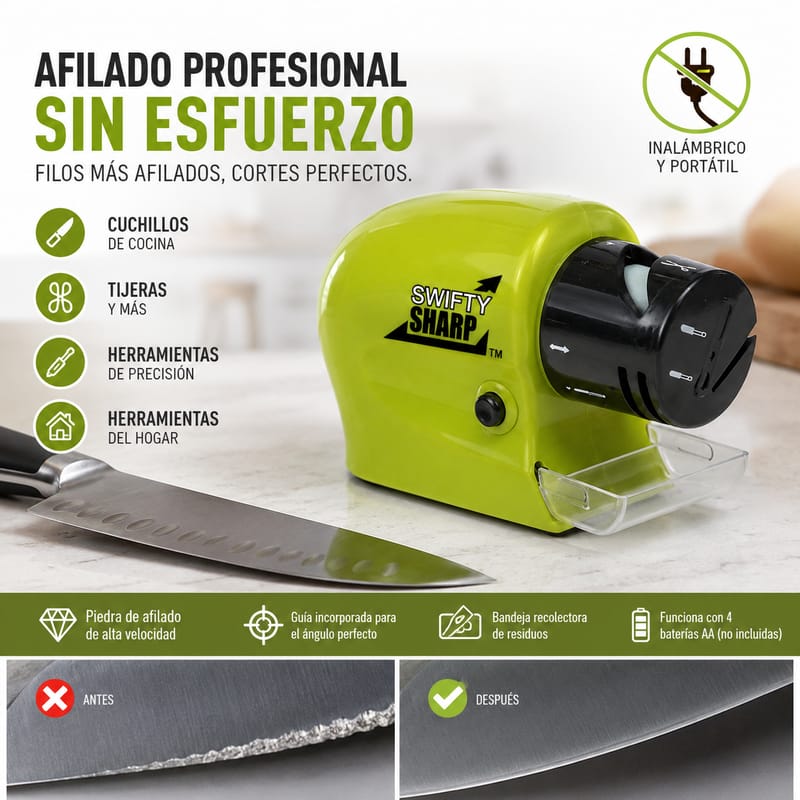 AFILADOR ELÉCTRICO INALAMBRICO