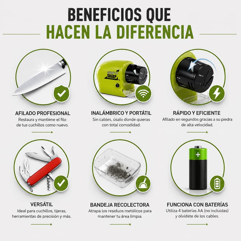 AFILADOR ELÉCTRICO INALAMBRICO