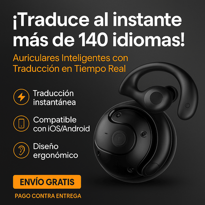 🎧 Auriculares con Traducción en Tiempo Real 🌍