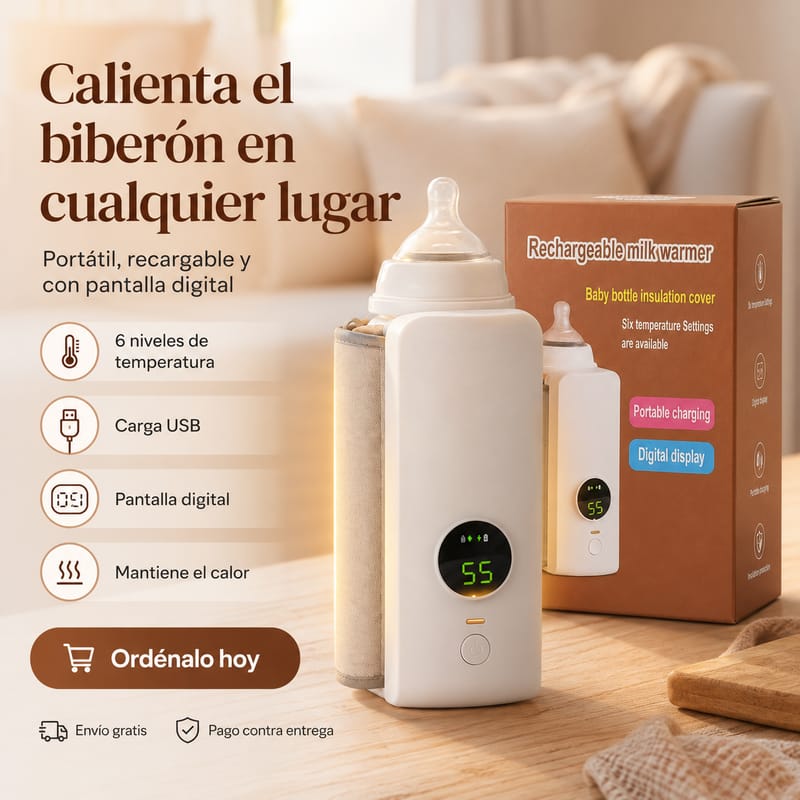 BIBERÓN PORTATIL Y RECARGABLE