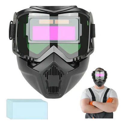 CARETA NINJA FOTOSENSIBLE PARA SOLDAR