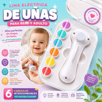LIMA ELÉCTRICA DE UÑAS PARA BEBÉ