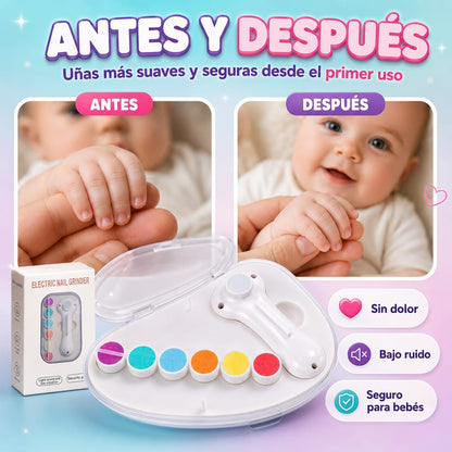 LIMA ELÉCTRICA DE UÑAS PARA BEBÉ
