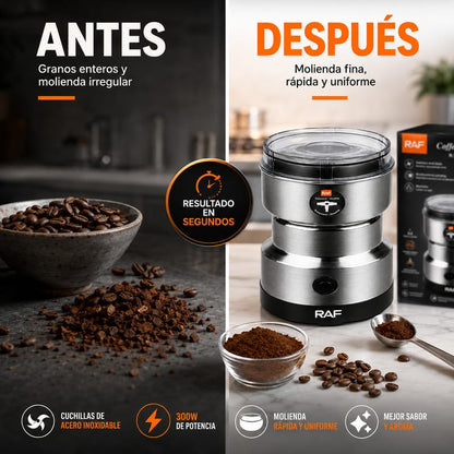 MOLEDOR DE CAFÉ, GRANOS Y ESPECIAS. RAF