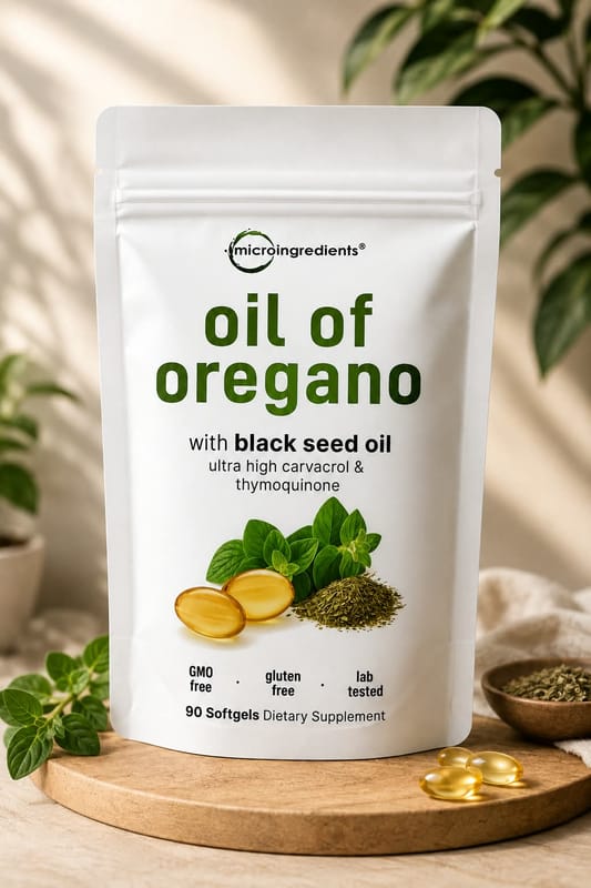 CAPSULAS BLANDAS DE ACEITE DE OREGANO